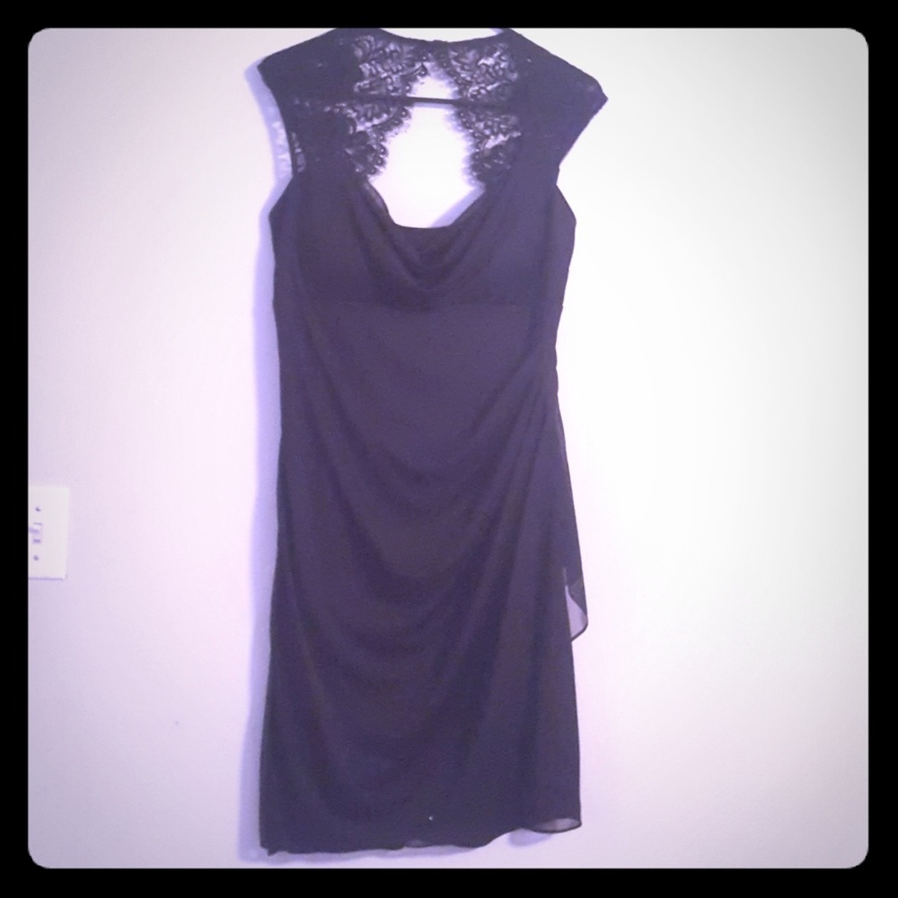 Black Lace Cocktail Dress